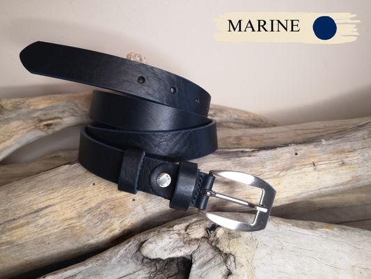 CEINTURE FEMME DE 2.5CM EN CUIR VERITABLE