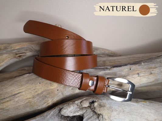 CEINTURE FEMME DE 2.5CM EN CUIR VERITABLE