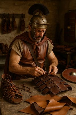 W_LES ROMAINS LES ROMAINS / Artisanat du cuir