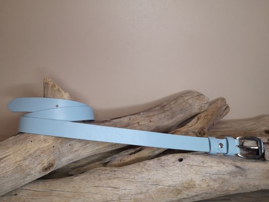 CEINTURE FEMME DE 2.5CM EN CUIR VERITABLE