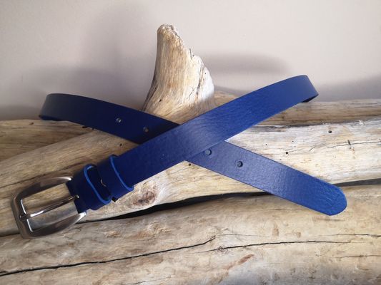 CEINTURE FEMME DE 2.5CM EN CUIR VERITABLE