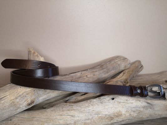 CEINTURE FEMME DE 2.5CM EN CUIR VERITABLE