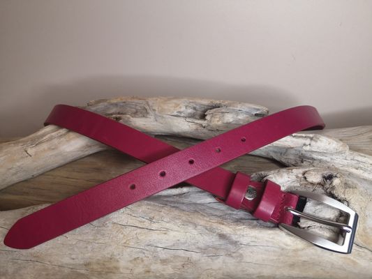 CEINTURE FEMME DE 2.5CM EN CUIR VERITABLE