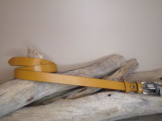 CEINTURE FEMME DE 2.5CM EN CUIR VERITABLE