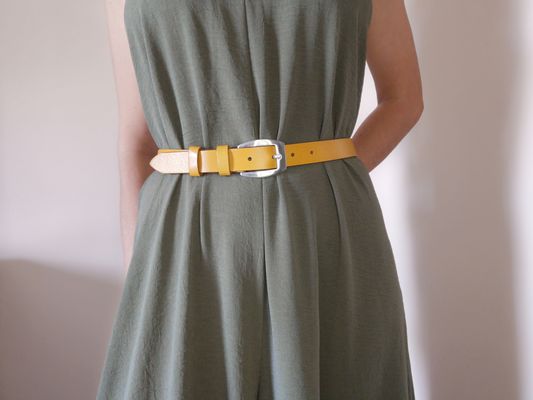 CEINTURE FEMME DE 2.5CM EN CUIR VERITABLE