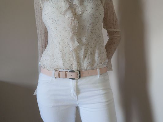 CEINTURE FEMME DE 2.5CM EN CUIR VERITABLE
