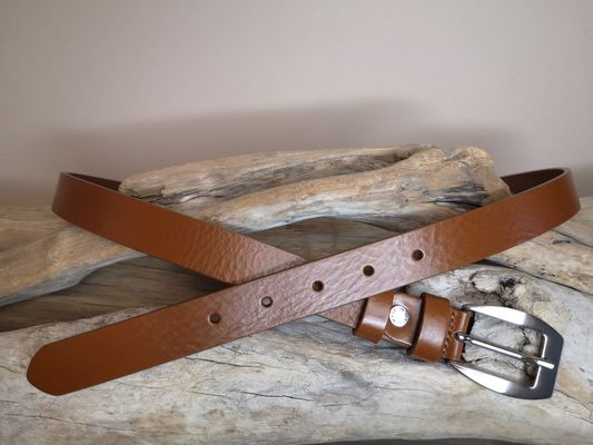 CEINTURE FEMME DE 2.5CM EN CUIR VERITABLE