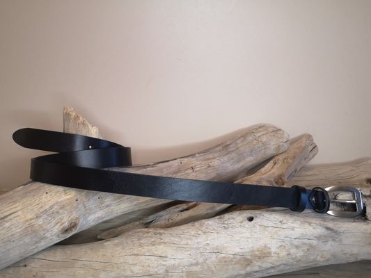 CEINTURE FEMME DE 2.5CM EN CUIR VERITABLE