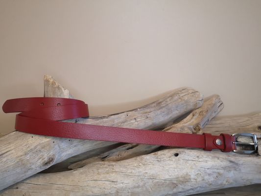 CEINTURE FEMME DE 2.5CM EN CUIR VERITABLE