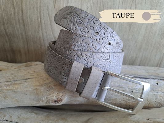 CEINTURE EN CUIR ARTISANAL DE TAUREAU
