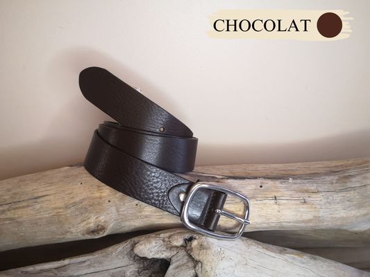 CEINTURE FEMME EN CUIR PLEINE FLEUR