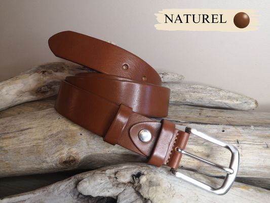 CEINTURE EN CUIR POUR HOMME DE 3.5CM