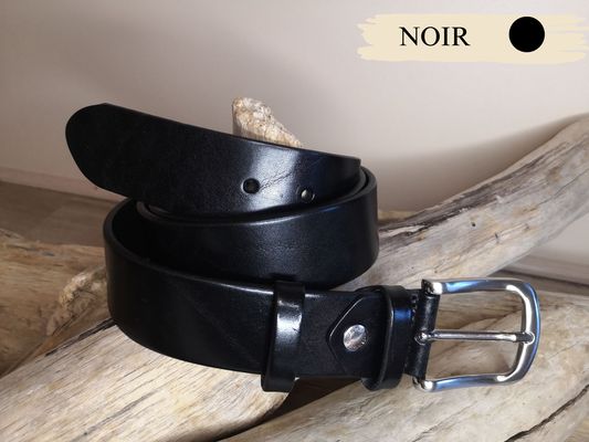 LA CEINTURE ARTISANALE MIXTE EN CUIR VERITABLE