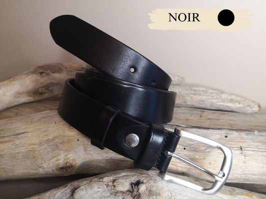 CEINTURE EN CUIR POUR HOMME DE 3.5CM
