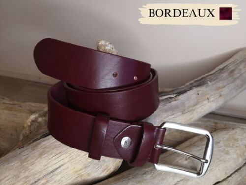 LA CEINTURE ARTISANALE MIXTE EN CUIR VERITABLE