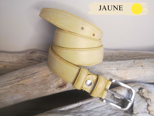 CEINTURE EN CUIR VIELLI MIXTE DE 3.5CM