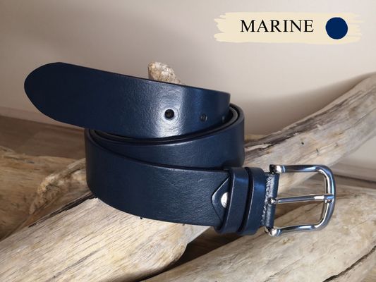 LA CEINTURE ARTISANALE MIXTE EN CUIR VERITABLE