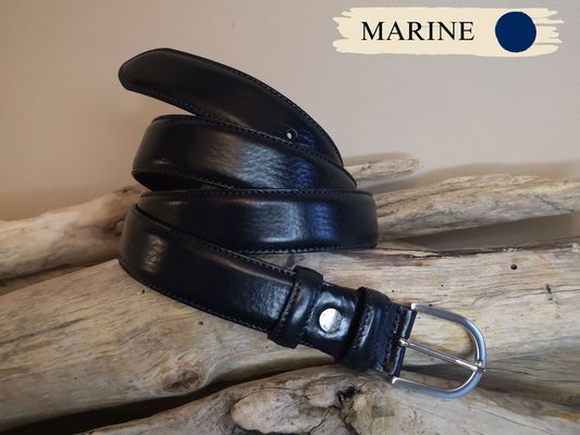 CEINTURES FEMME DE 3CM EN CUIR AVEC COUTURES