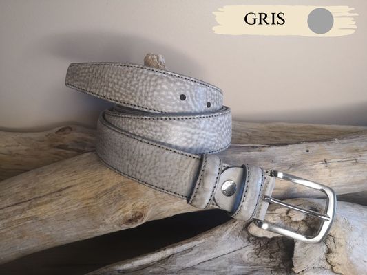 CEINTURE EN CUIR VIELLI MIXTE DE 3.5CM
