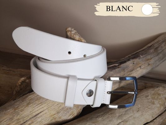 LA CEINTURE ARTISANALE MIXTE EN CUIR VERITABLE