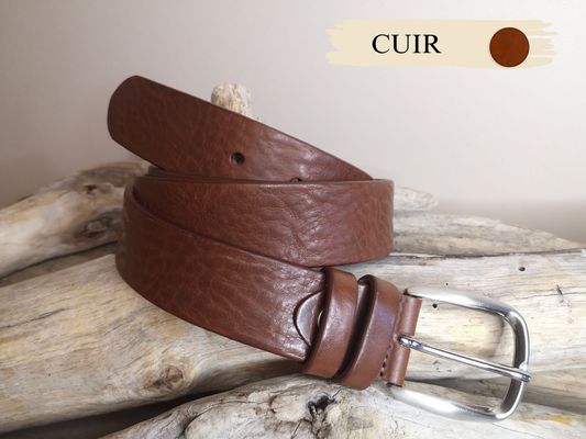 CEINTURE EN CUIR POUR HOMME DE 3.5CM