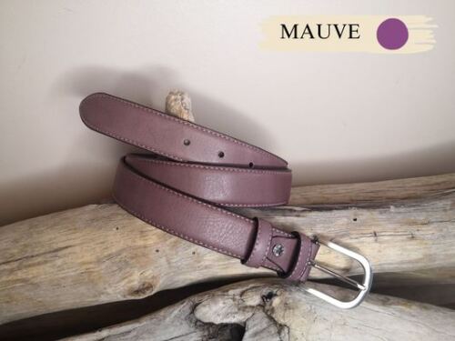 CEINTURES FEMME DE 3CM EN CUIR AVEC COUTURES