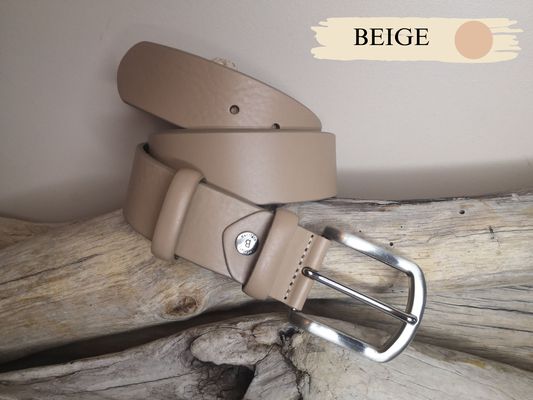 LA CEINTURE ARTISANALE MIXTE EN CUIR VERITABLE