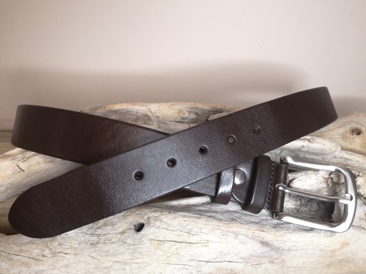 LA CEINTURE ARTISANALE MIXTE EN CUIR VERITABLE