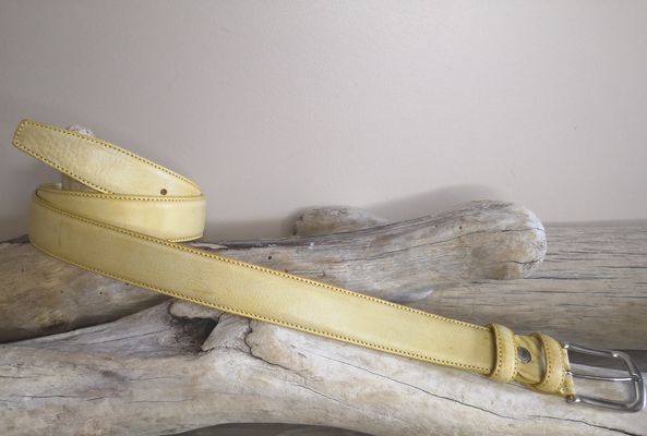 CEINTURE EN CUIR VIELLI MIXTE DE 3.5CM