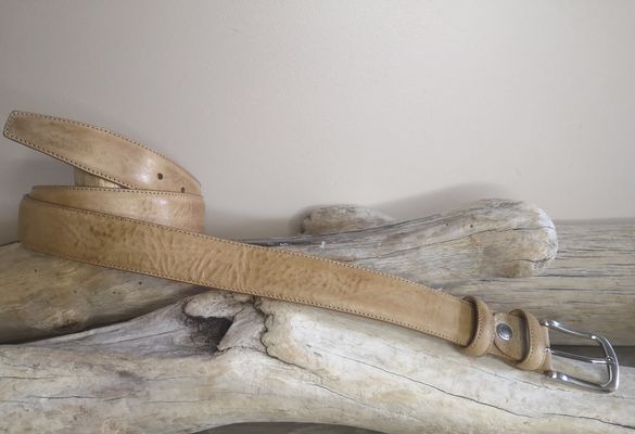 CEINTURE EN CUIR VIELLI MIXTE DE 3.5CM