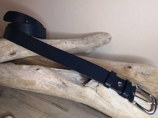 LA CEINTURE ARTISANALE MIXTE EN CUIR VERITABLE