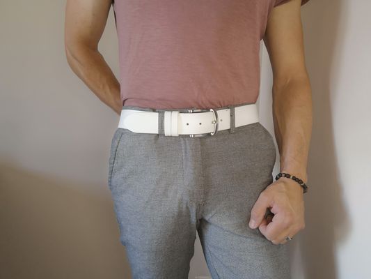 LA CEINTURE ARTISANALE MIXTE EN CUIR VERITABLE