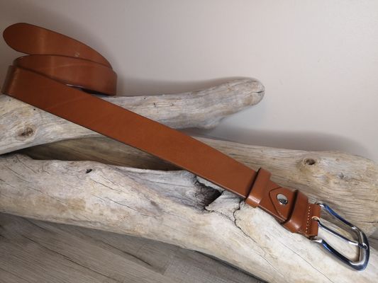 LA CEINTURE ARTISANALE MIXTE EN CUIR VERITABLE