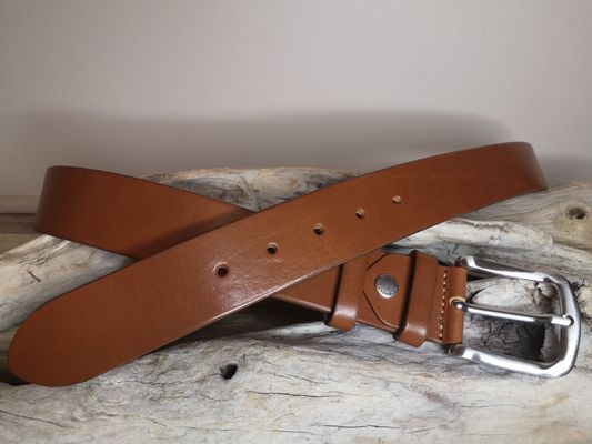 LA CEINTURE ARTISANALE MIXTE EN CUIR VERITABLE