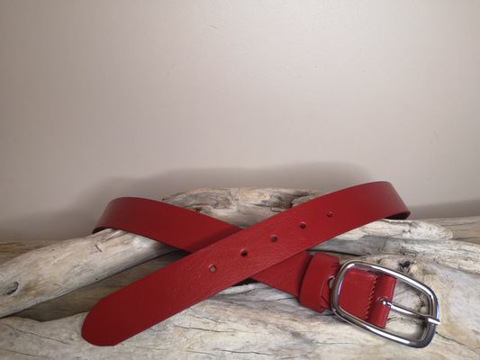 CEINTURE FEMME EN CUIR PLEINE FLEUR