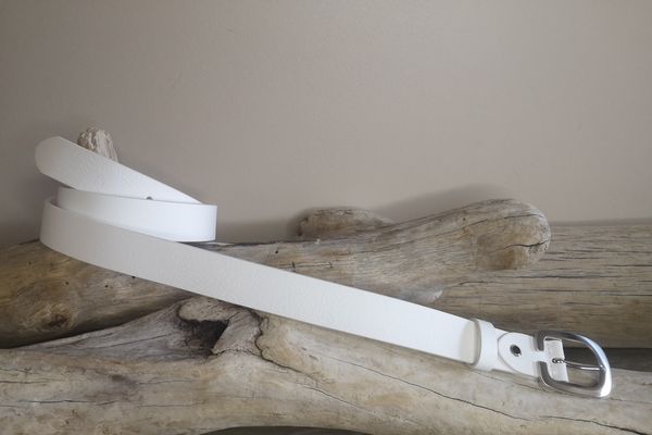 CEINTURE POUR FEMME EN CUIR DE 3CM EN CUIR PLEINE FLEUR DE TAUREAU