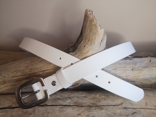 CEINTURE POUR FEMME EN CUIR DE 3CM EN CUIR PLEINE FLEUR DE TAUREAU