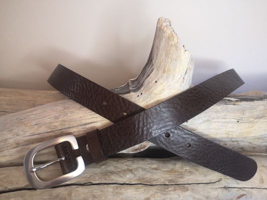 CEINTURE POUR FEMME EN CUIR DE 3CM EN CUIR PLEINE FLEUR DE TAUREAU