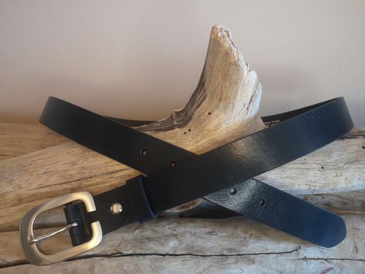CEINTURE POUR FEMME EN CUIR DE 3CM EN CUIR PLEINE FLEUR DE TAUREAU