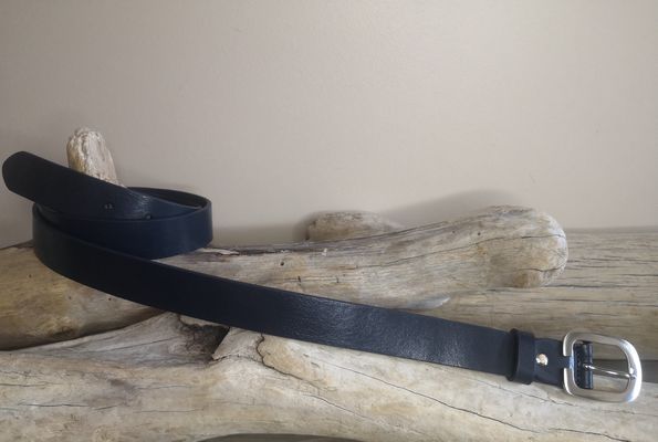 CEINTURE POUR FEMME EN CUIR DE 3CM EN CUIR PLEINE FLEUR DE TAUREAU