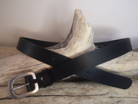CEINTURE POUR FEMME EN CUIR DE 3CM EN CUIR PLEINE FLEUR DE TAUREAU
