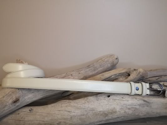CEINTURES FEMME DE 3CM EN CUIR AVEC COUTURES