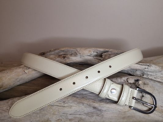 CEINTURES FEMME DE 3CM EN CUIR AVEC COUTURES