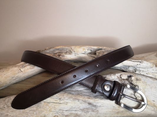 CEINTURES FEMME DE 3CM EN CUIR AVEC COUTURES