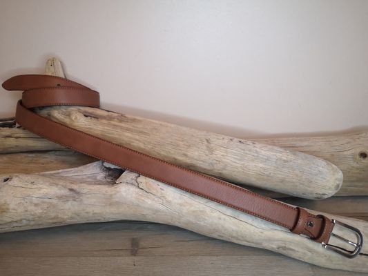 CEINTURES FEMME EN CUIR DE 3 CM AVEC COUTURES
