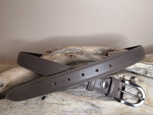 CEINTURES FEMME DE 3CM EN CUIR AVEC COUTURES