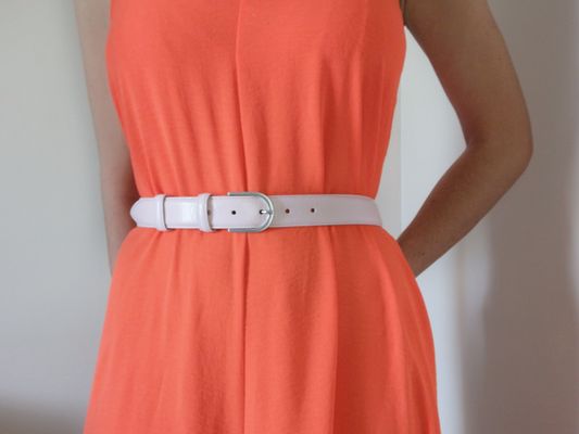 CEINTURES FEMME DE 3CM EN CUIR AVEC COUTURES