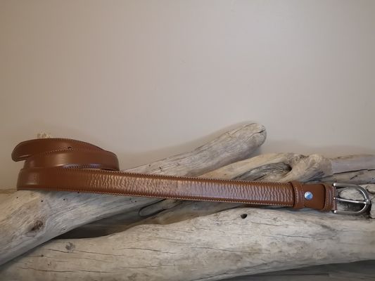 CEINTURES FEMME DE 3CM EN CUIR AVEC COUTURES