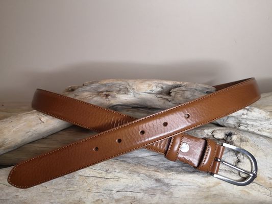 CEINTURES FEMME DE 3CM EN CUIR AVEC COUTURES