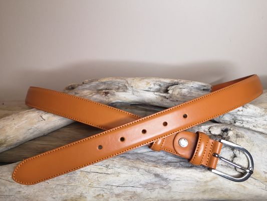 CEINTURES FEMME EN CUIR DE 3 CM AVEC COUTURES